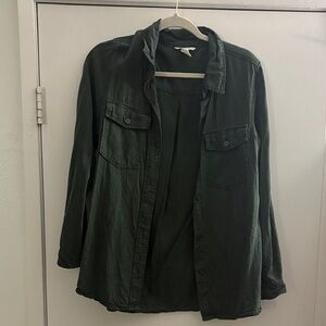 H&M Deep Green Utility Jacket